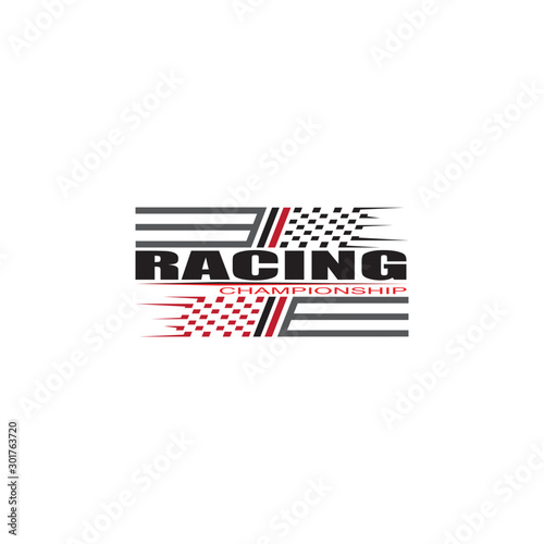 Race flag icon design