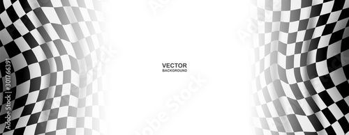 Abstract . geometric square paper white background ,light and shadow . Vector.
