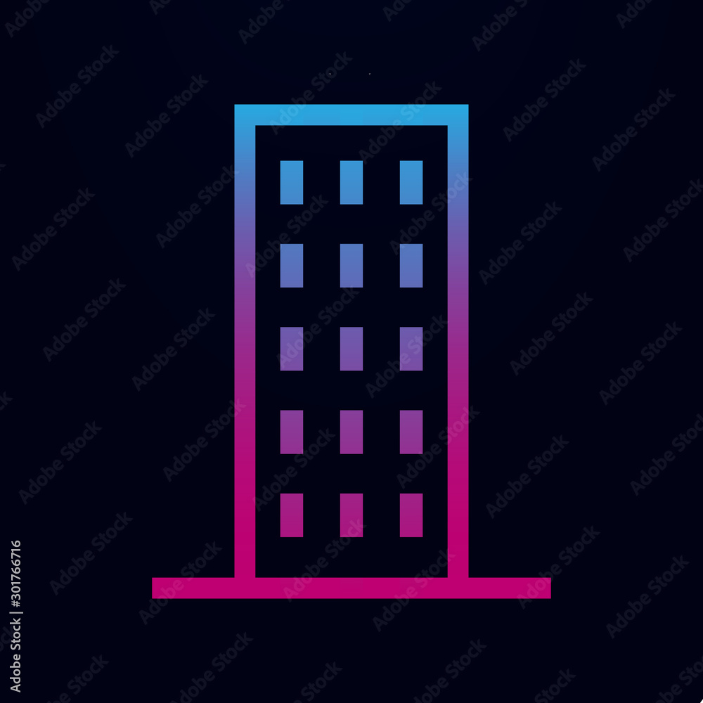 Building nolan icon. Simple thin line, outline vector of building icons for ui and ux, website or mobile application
