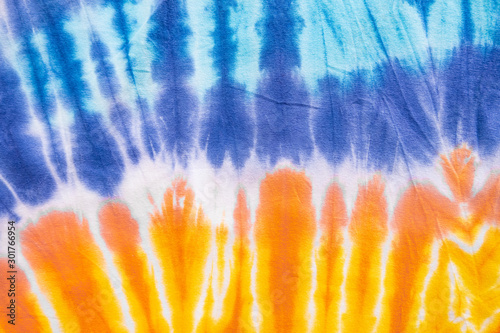 seamless colorful of tie dye fabric pattern background