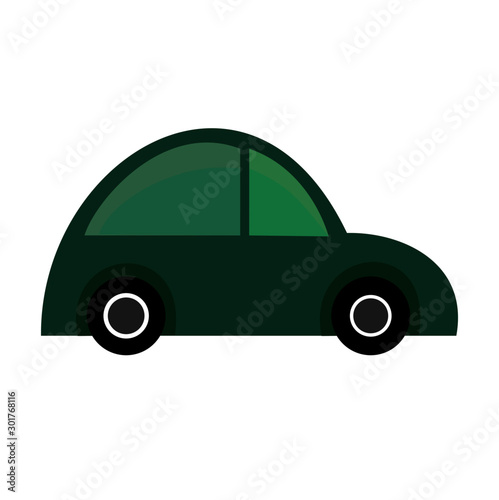 Vector illustration of cartoon car