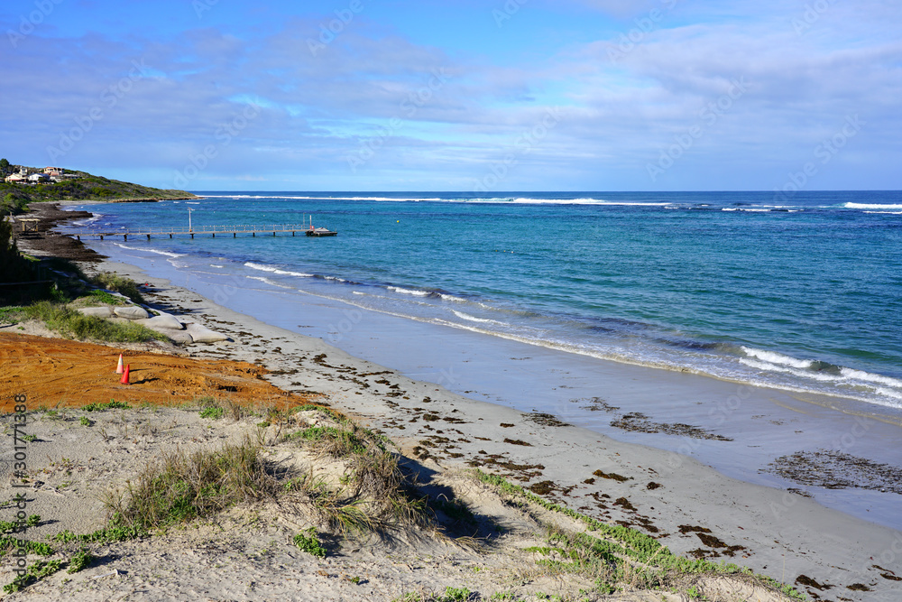 View of Horrocks Beach in the Mid West region of Western Australia