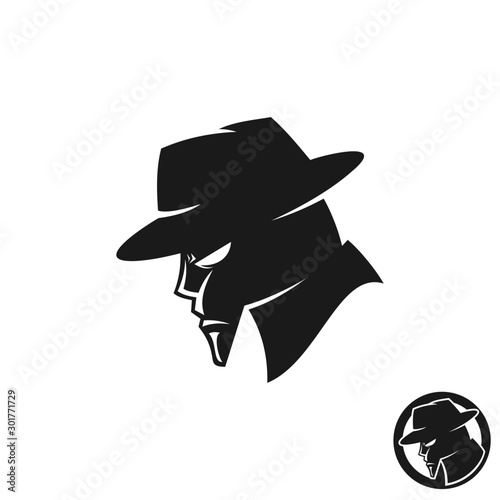 hacker spy Secret Agent logo Design inspiration