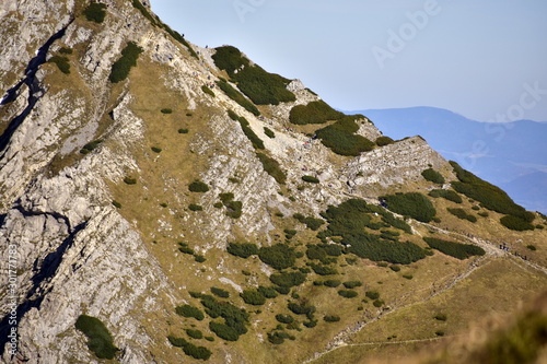 Giewont Tatry Zachodnie TPN jesienią, Giewont West Tatras TPN in the fall