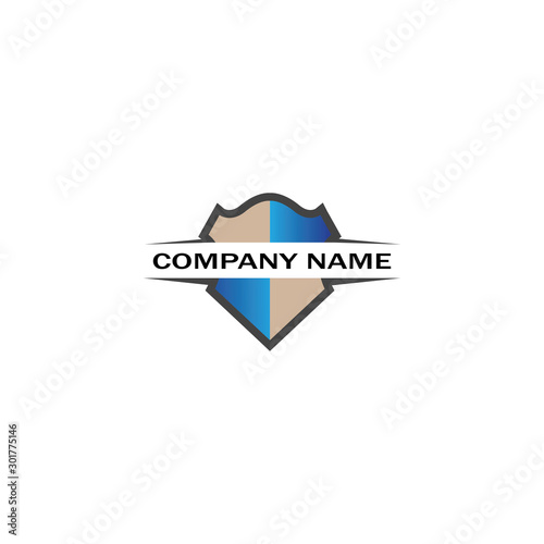 shield logo design vector,shield emblem logo template,logosymbol icon-vector photo