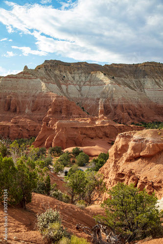 A view of Kodachrome Basin State Park from above on the Angel's Palace Trail
