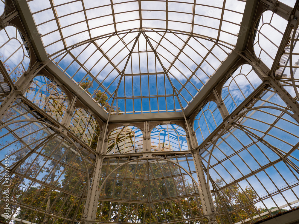 glass palace dome and roof