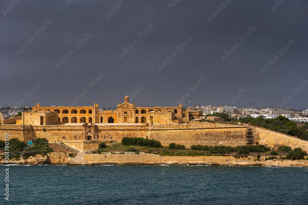 Fort Manoel on Manoel Island in Malta