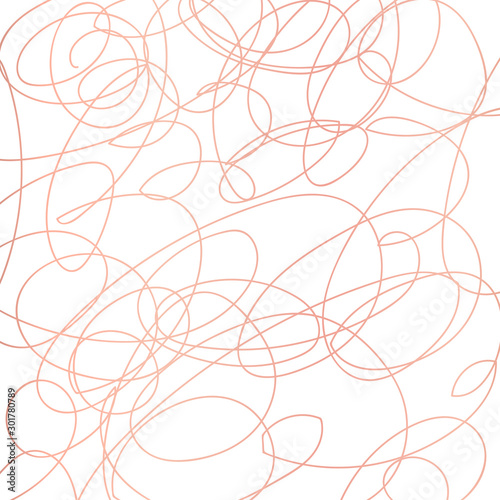 Scribble texture, made of chaotic lines. Vector illustration