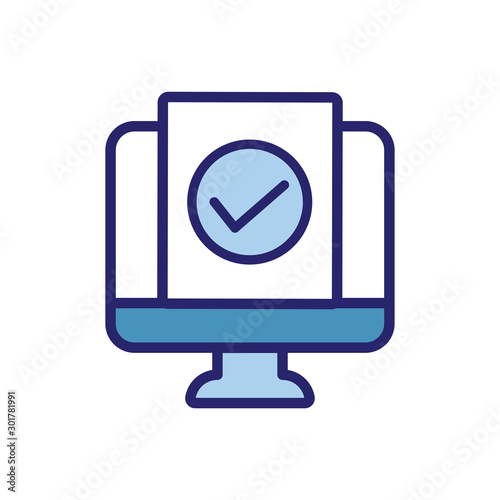 In Compliance Icon with paper, checks & list