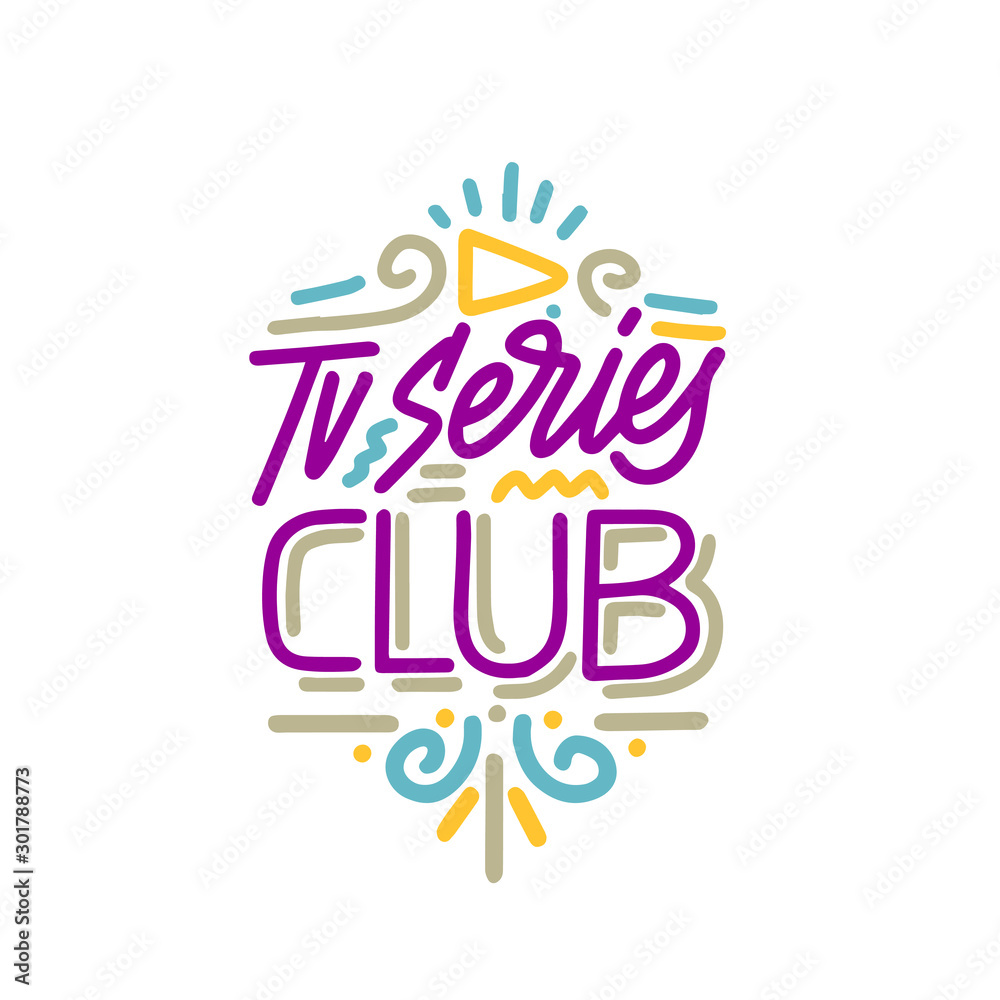 Vector illustration with hand-drawn lettering. Vector illustration with hand-drawn lettering.
