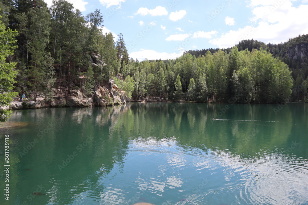 Naklejka premium lake