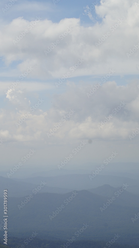 blue sky with clouds