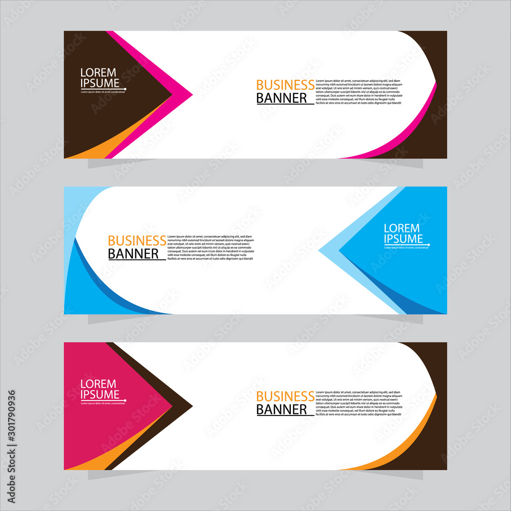 Vector abstract design web banner template. Web Design Elements - Header Design. Abstract geometric web banner template on grey background.Modern banner. Vector abstract design web banner template. Web Design Elements - Header Design. Abstract geometric web banner template on grey background.Modern banner.