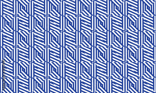 Portuguese azulejo tiles. Watercolor seamless patterns, prints