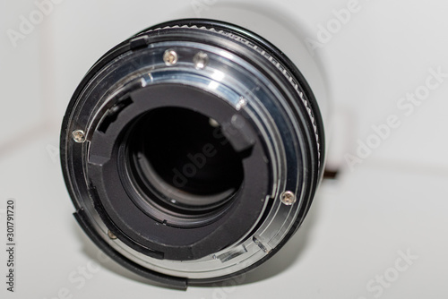Close up of Camera Lens Connection