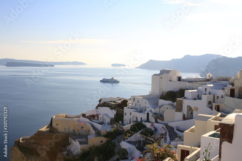 A view from the always picturesque Santorini