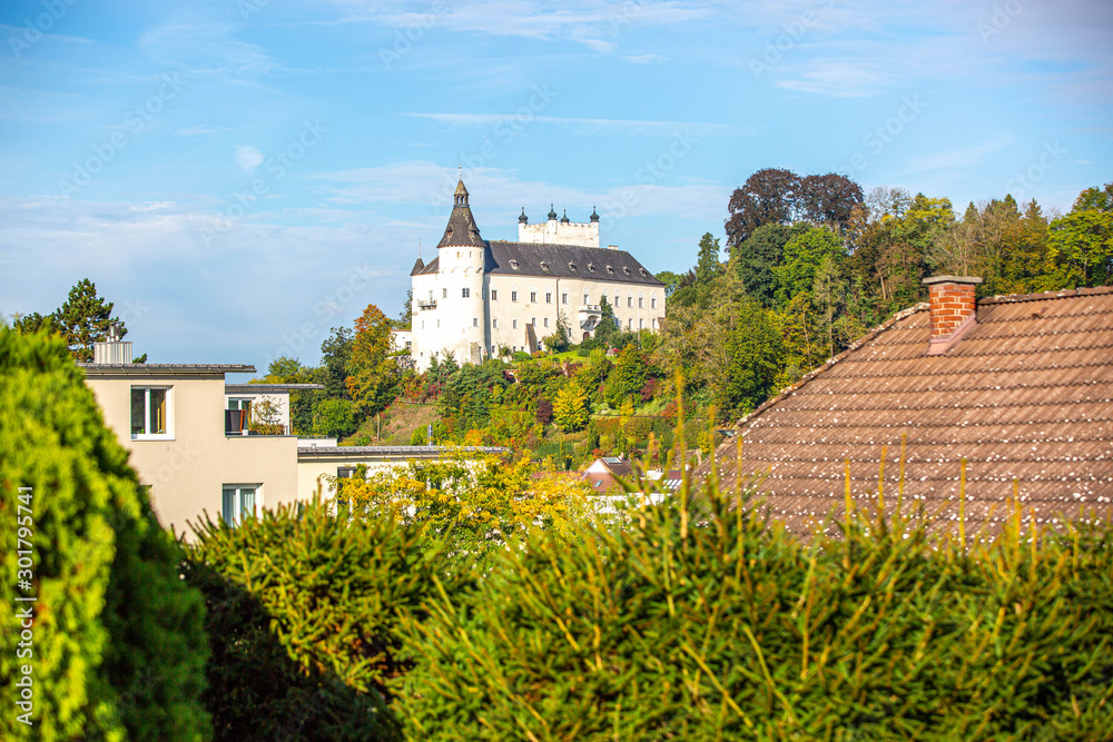 Austrian Castle along Danube River