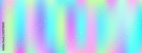 Holographic Gradient Vector Background. Fluorescent Gradient Overlay 