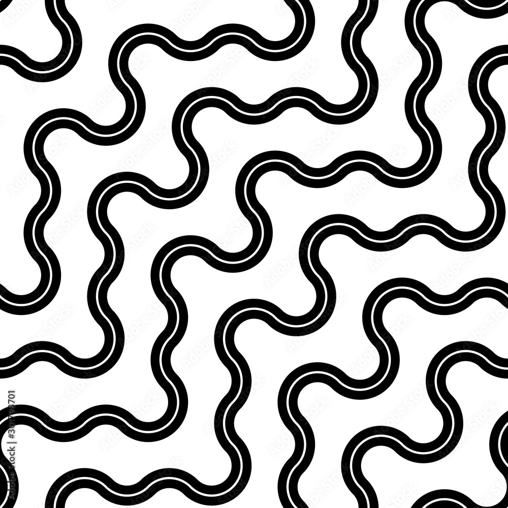 Design seamless waving pattern Design seamless waving pattern