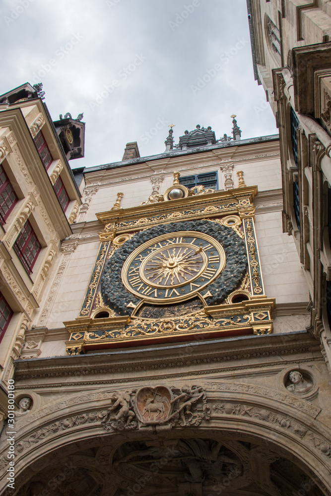 Rouen Patrimoine Gros Horloge Normandie France