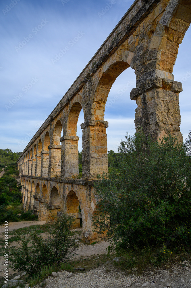 Aqüeducte de les Ferreres. Pont del Diablo. Terragona Spain