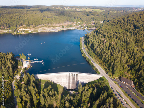 Blick auf den Schluchsee im Schwarzwald
