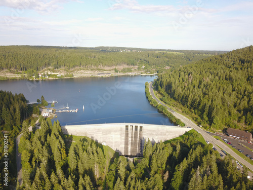 Blick auf den Schluchsee im Schwarzwald