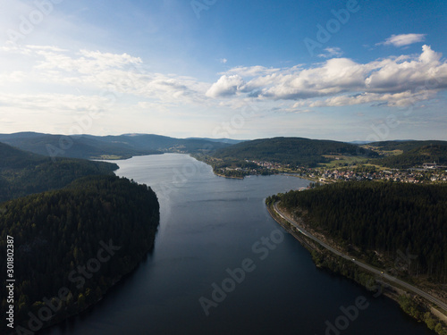 Blick auf den Schluchsee im Schwarzwald