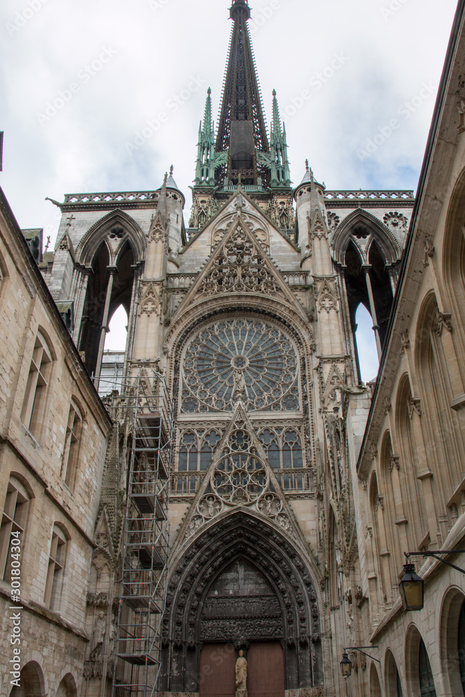 Rouen patrimoine religieux Normandie France