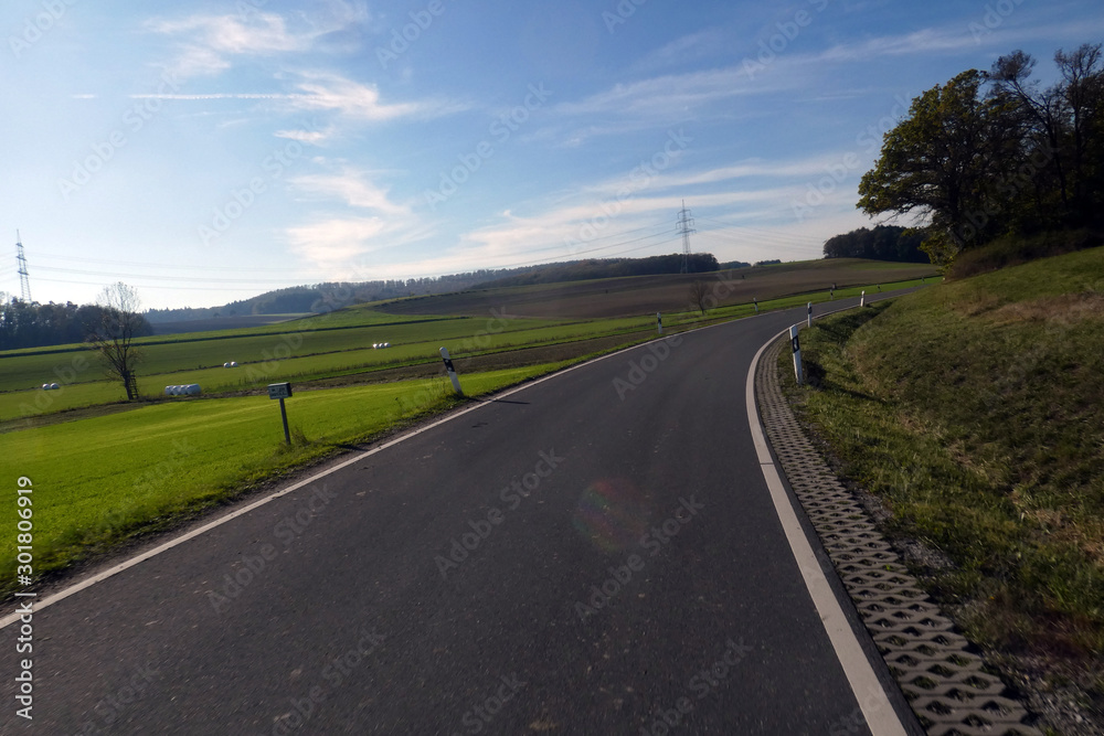 Staatsstraße 2421 von Stierhöfstetten nach Greuth Staatsstraße 2421 von Stierhöfstetten nach Greuth