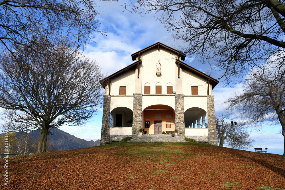 La piccola chiesetta del Santuario di San Bernardo