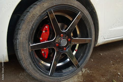 Alloy wheels and brakes and vehicle stop systems