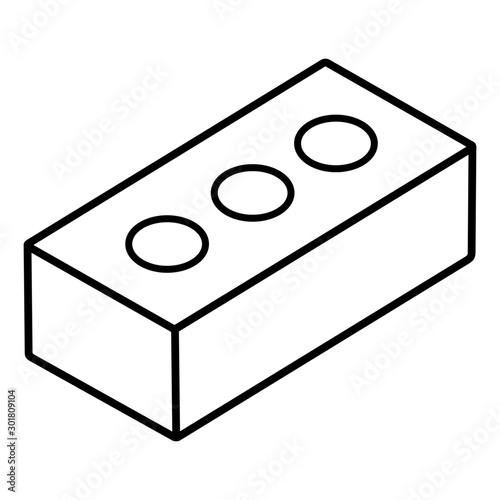 Perforated brick