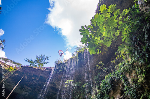 Saamal - beautiful Cenote in Mexico, near Chichen Itza photo