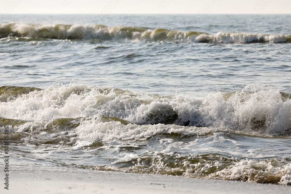 Rapid waves of the sea Rapid waves of the sea