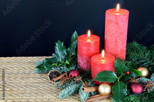 warm candlelight for advent and christmas