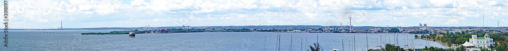 Fototapeta premium Panorámica de Cienfuegos en la Republica de Cuba