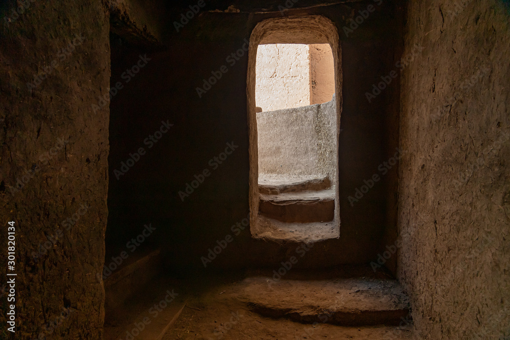 Access arch of the Kasbah Amridil, Ouled Yaacoub, Skoura.Morocco.  Stock-Foto | Adobe Stock