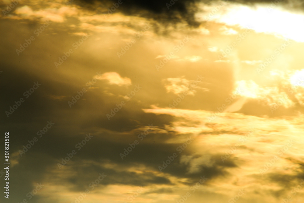 Fototapeta premium sunset in the sky