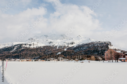 Sils, Langlauf, Langlaufloipe, Winter, Wintersport, Oberengadin, Alpen, Corvatsch, Furtschellas, Graubünden, Schweiz