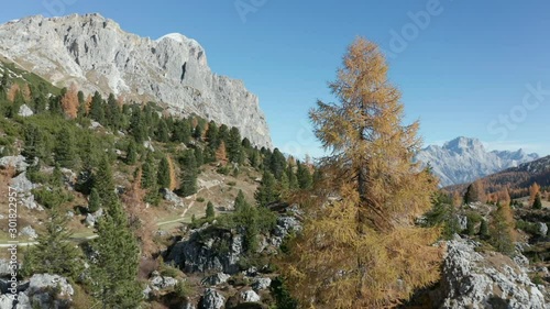 Mountain massif in the South Tyrolian alps  photo