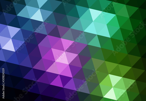 Abstract multicolored triangular glowing background. vector eps10