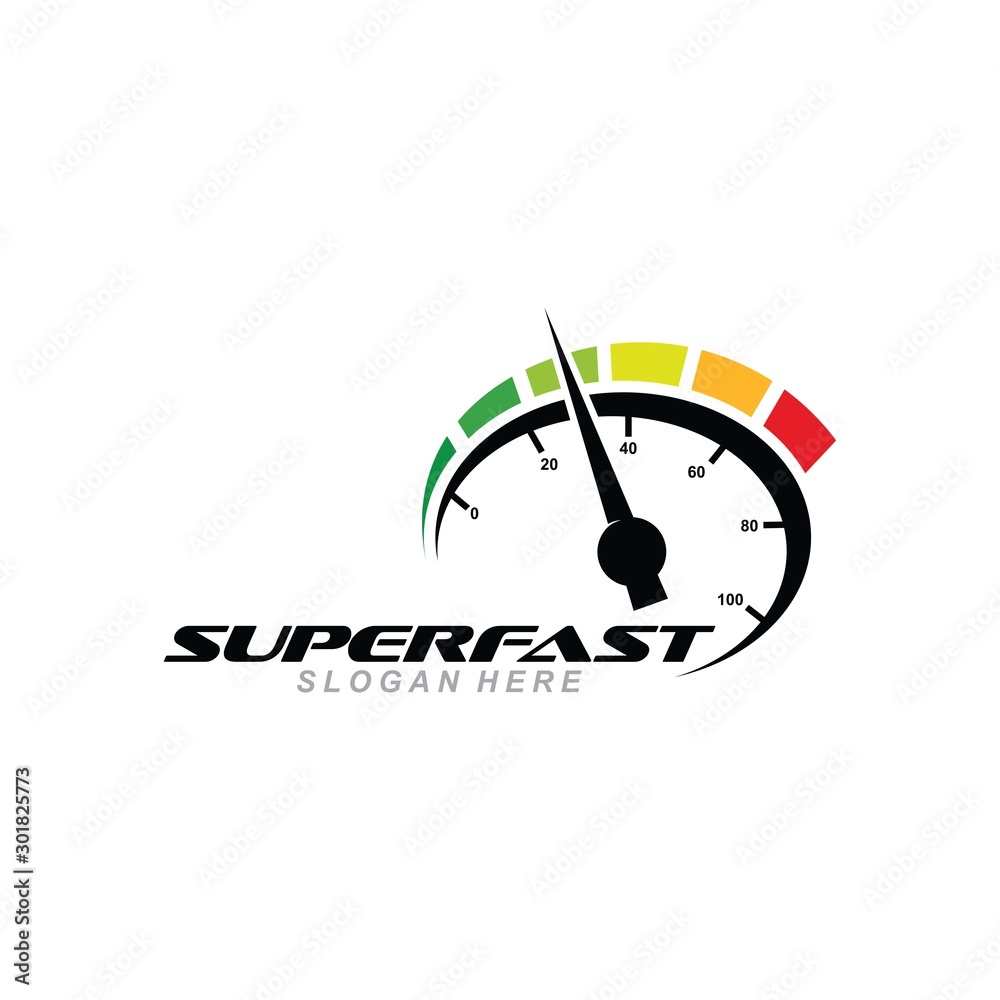 Speed Logo vector icon design illustration template Speed Logo vector icon design illustration template