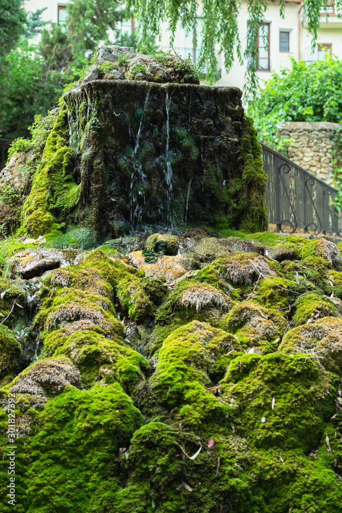 Beutiful gardens from Bihuega, Guadalajara, Spain