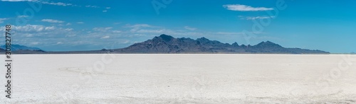 Bonneville Salt Flats Utah surreal landscape photo