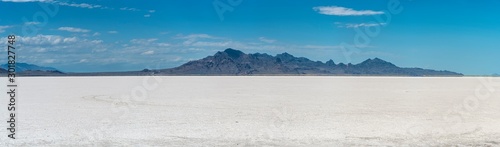 Bonneville Salt Flats Utah surreal landscape