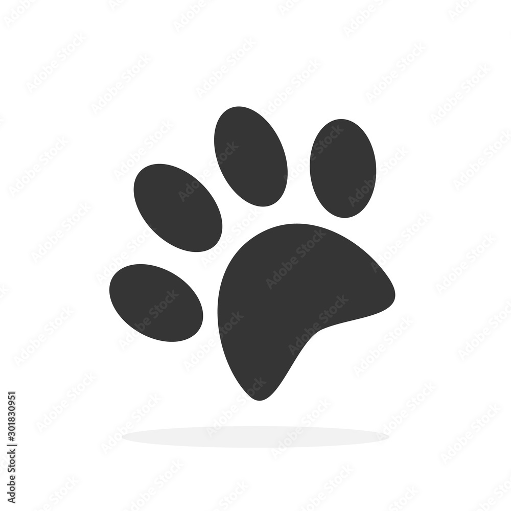 Animal footprint - vector. Animal footprint - vector.