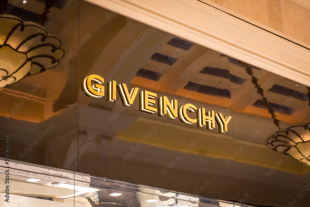 LAS VEGAS, NEVADA, USA - 13 MAY, 2019: Givenchy store in Wynn hotel in Las  Vegas. French luxury fashion and perfume house in Las Vegas Stock Photo |  Adobe Stock