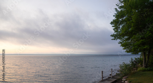 Sunrise on lake